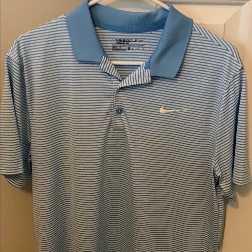 Nike Blue Golf Polo in Medium